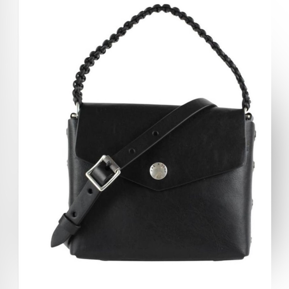 Rag & bone black leather purse